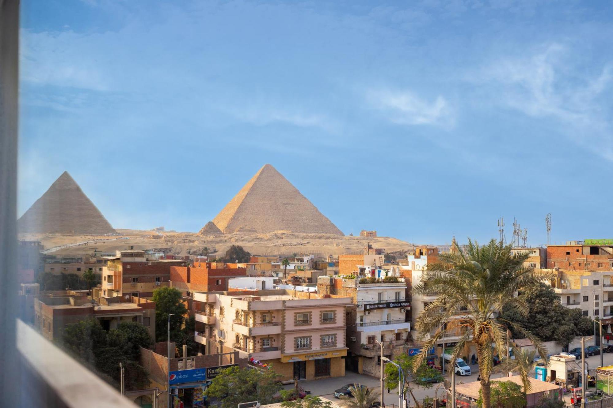 Galaxy Pyramids View Inn Kafret el-Gabal Esterno foto