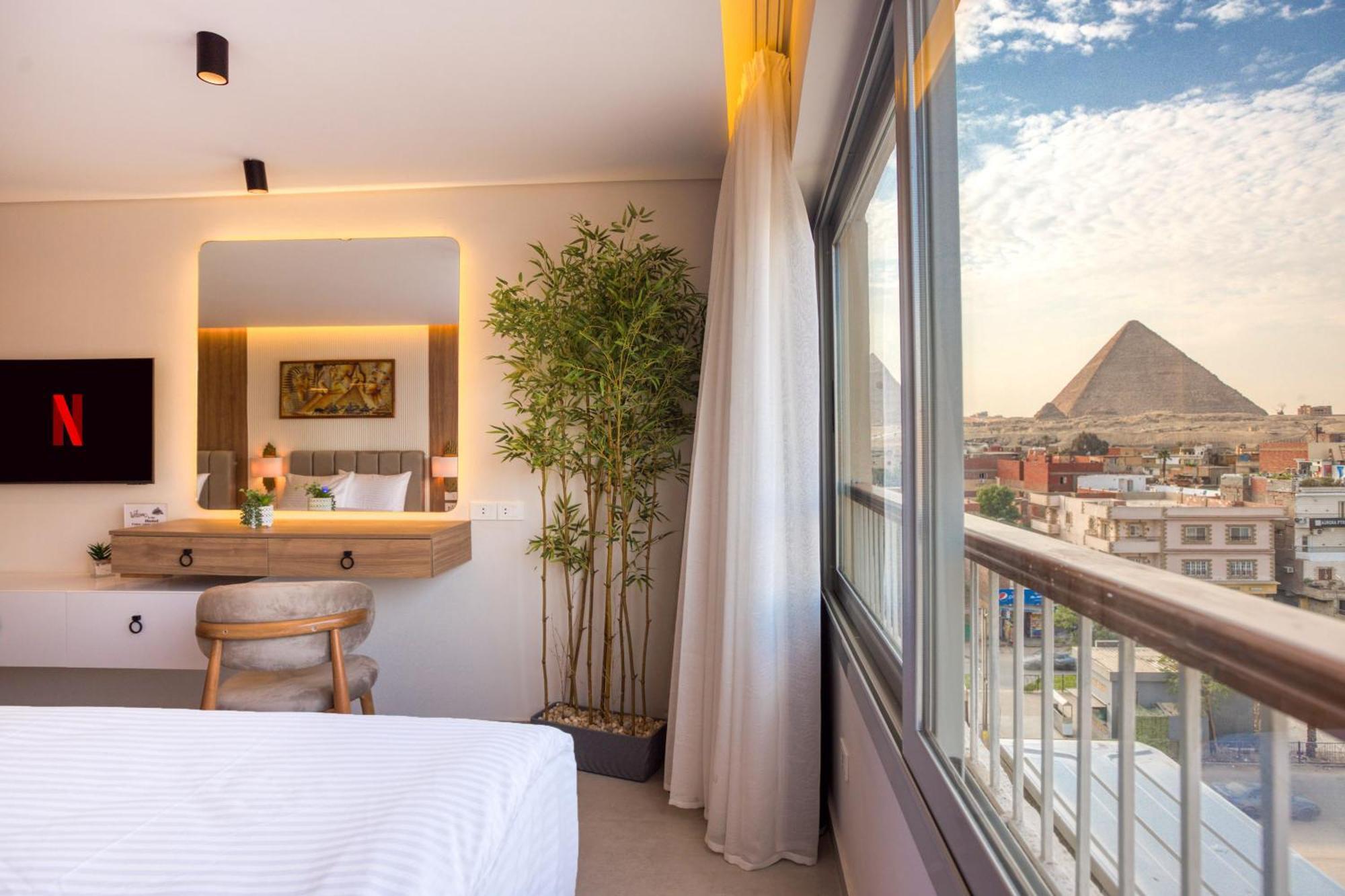 Galaxy Pyramids View Inn Kafret el-Gabal Esterno foto